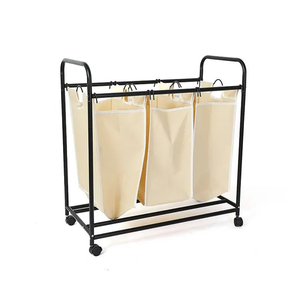 Metal_Laundry_Sorting_Hamper_Trolley