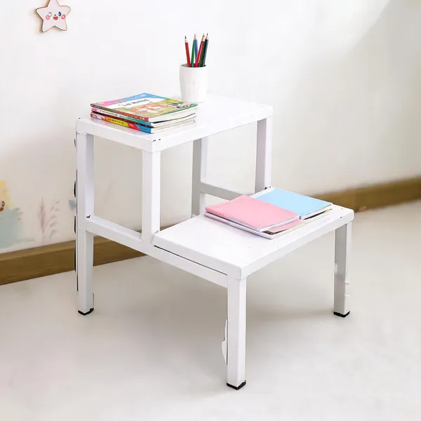 White_Metal_Two-Tier_Study_Table