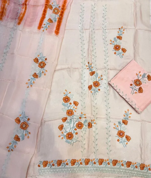 Pink_Floral_Embroidered_Unstitched_Suit_Set_For_Women