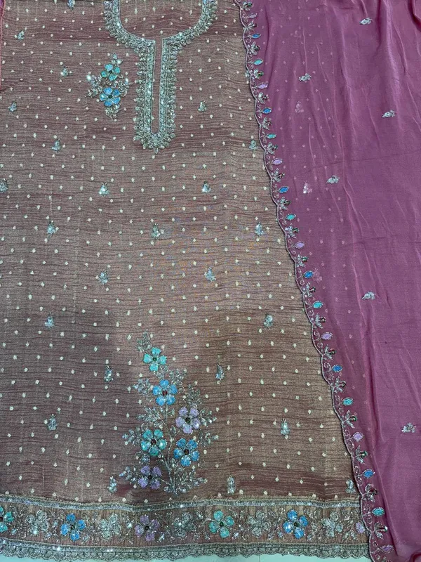 Brown_Net_Embroidered_Unstitched_Suit_Material_for_Women
