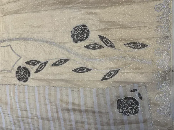 Beige_Net_Floral_Embellished_Saree_for_Women