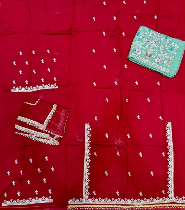 Red_Embroidered_Unstitched_Suit_Set_For_Women