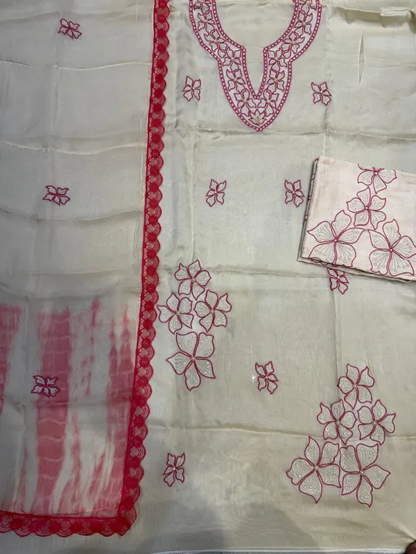Cream_Embroidered_Unstitched_Suit_Set_for_Women