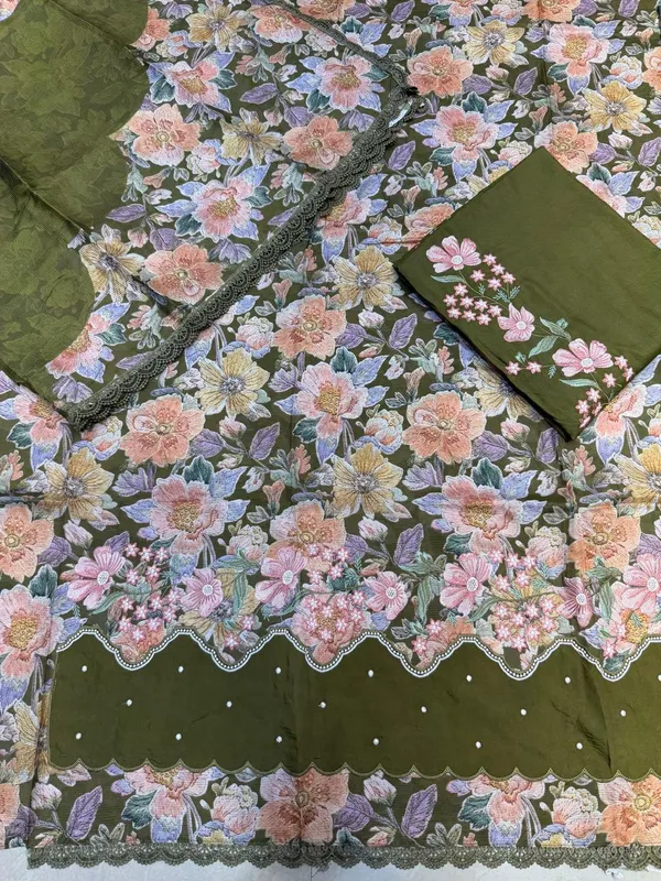 Olive_Floral_Unstitched_Suit_Set_for_Women