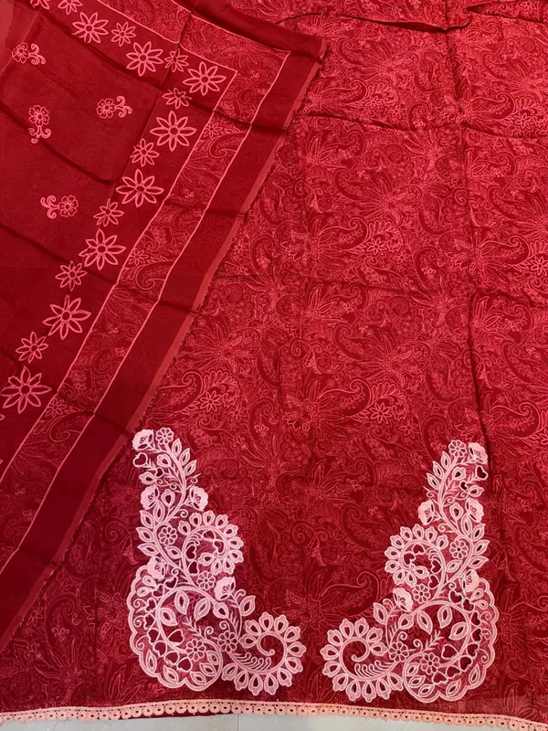Red_Printed_Embroidered_Dress_Material_for_Women