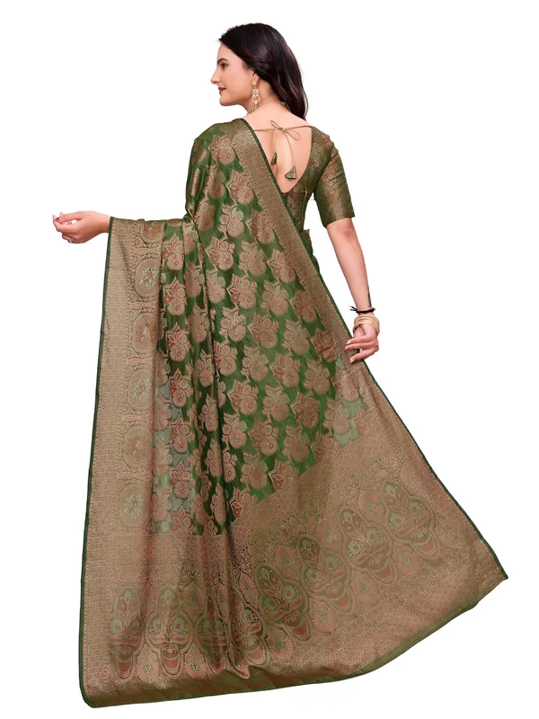 Green_Woven_Traditional_Saree_for_Women