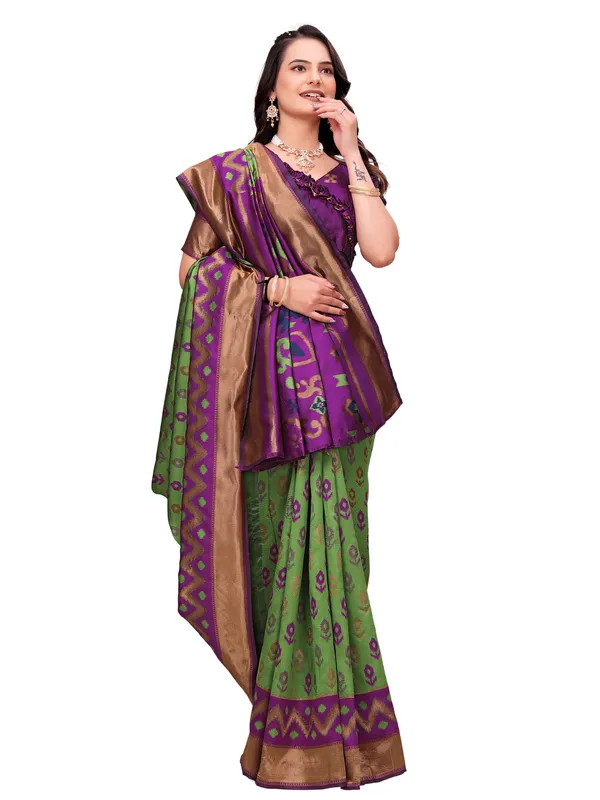 Purple_Printed_Ethnic_Saree_For_Women