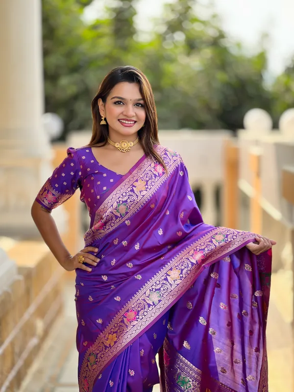 Purple_Traditional_Woven_Saree_for_Women