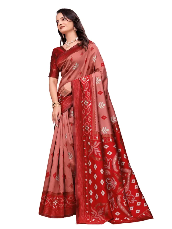 Red_Printed_Saree_for_Women