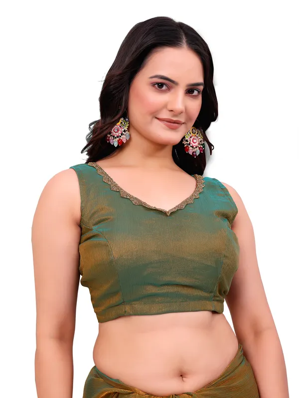 Olive_Georgette_Embellished_Saree_For_Women