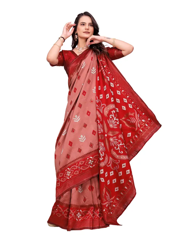 Red_Printed_Saree_for_Women