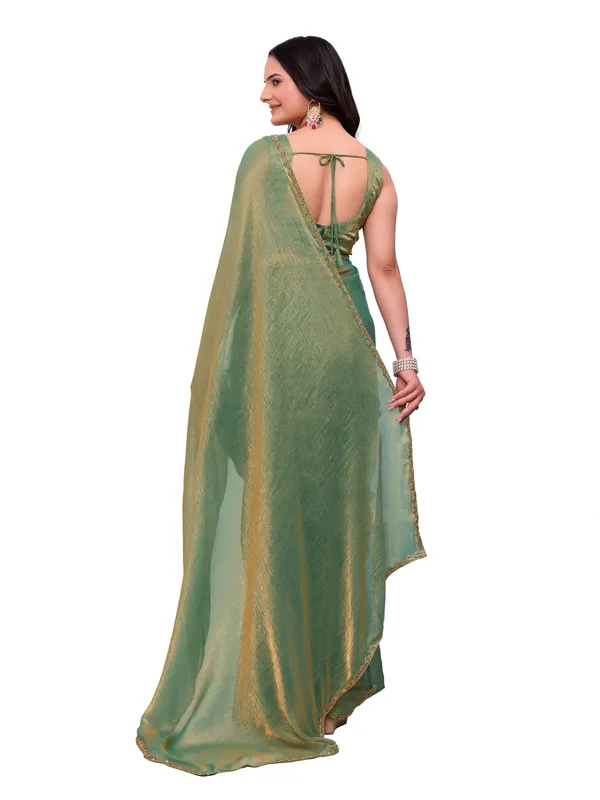 Green_Sheer_Embellished_Saree_For_Women