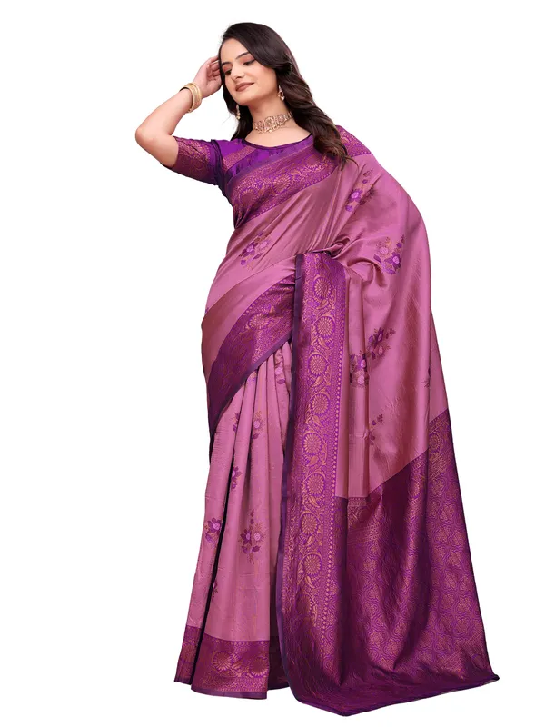 Pink_Woven_Traditional_Saree_for_Women