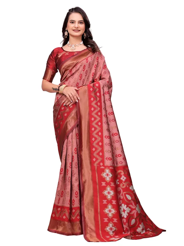 Red_Traditional_Saree_For_Women