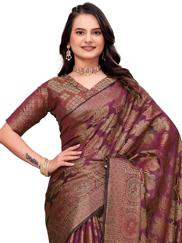 Purple_Woven_Traditional_Saree_for_Women