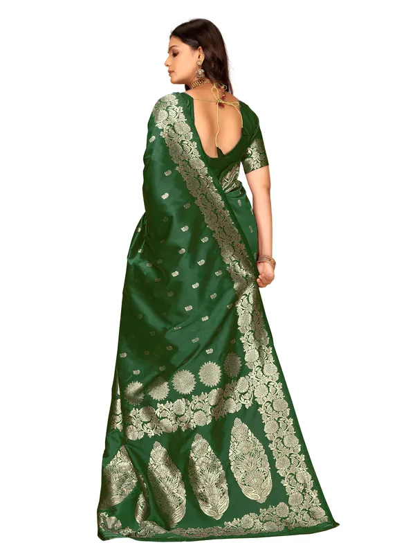 Green_Floral_Woven_Saree_for_Women