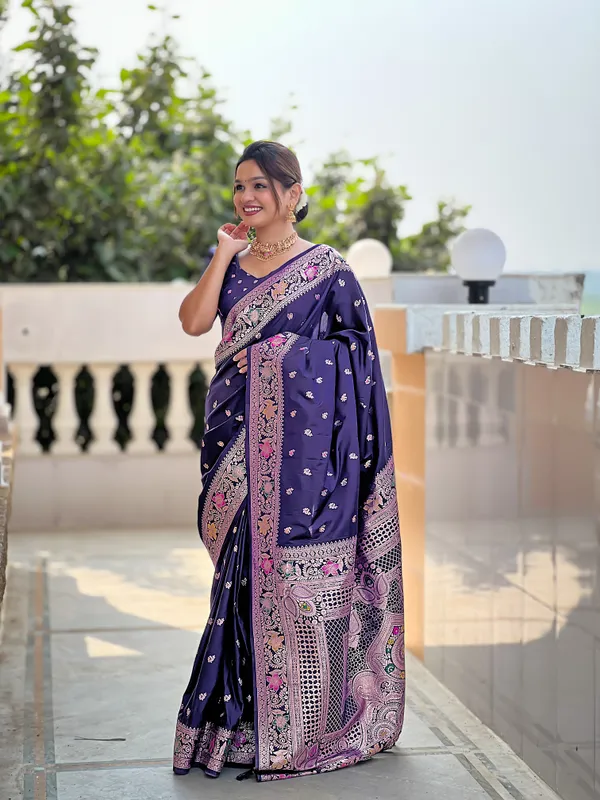 Purple_Printed_Saree_for_Women