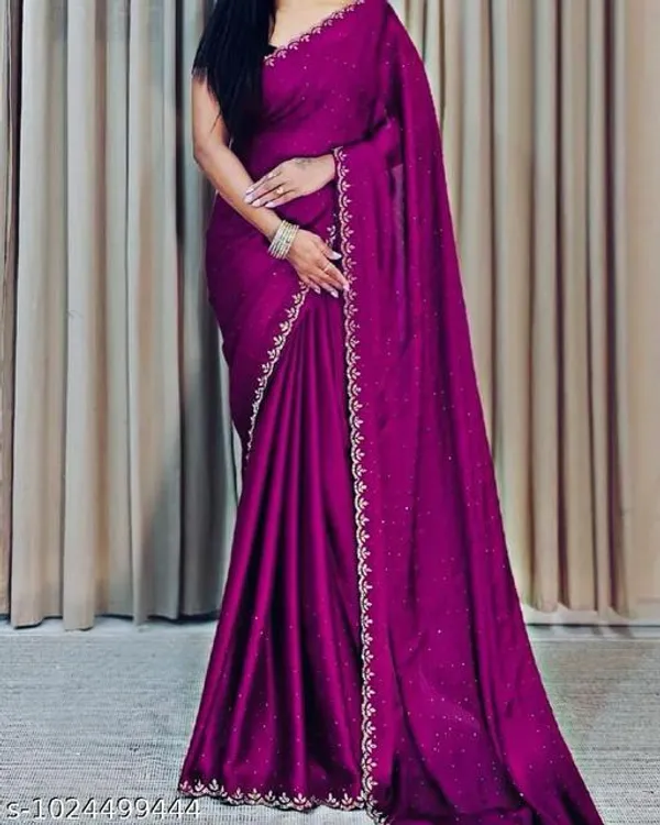 Purple_Georgette_Embellished_Saree_For_Women