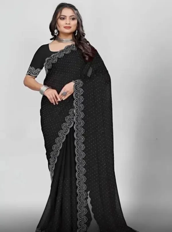 Black_Lace_Border_Saree_For_Women