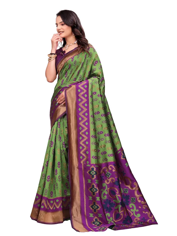 Purple_Printed_Ethnic_Saree_For_Women