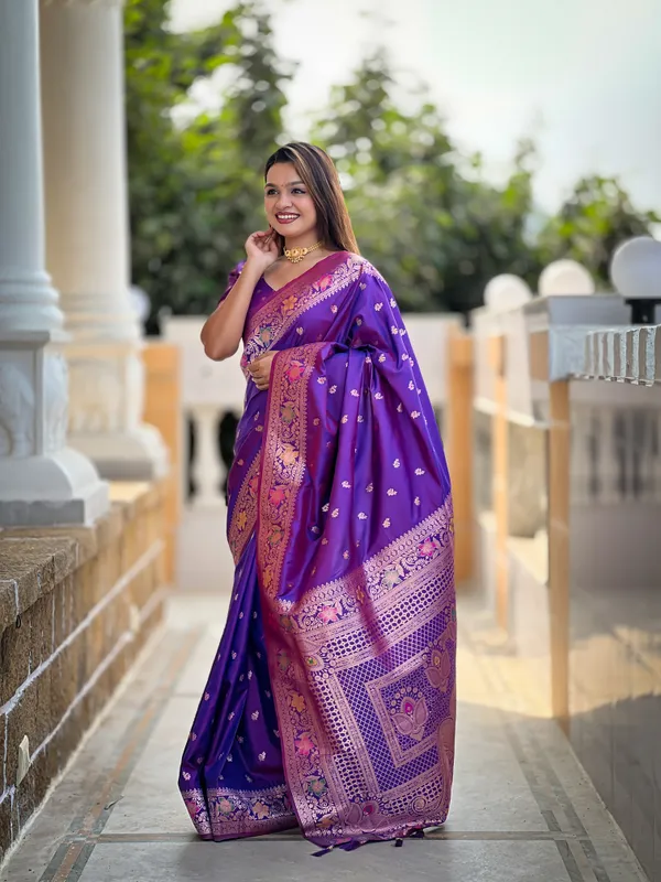 Purple_Traditional_Woven_Saree_for_Women