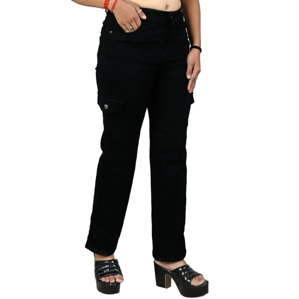 Black_Cotton_Lycra_High-Rise_Cargo_Jeans_For_Women