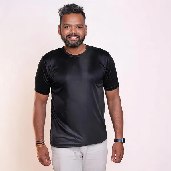 Black_Polyester_Regular_Fit_T-Shirt_For_Men_-_Pack_of_2