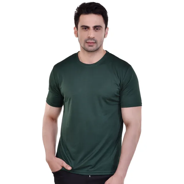 Dark_Green_Dryfit_Regular_Fit_T-Shirt_For_Men