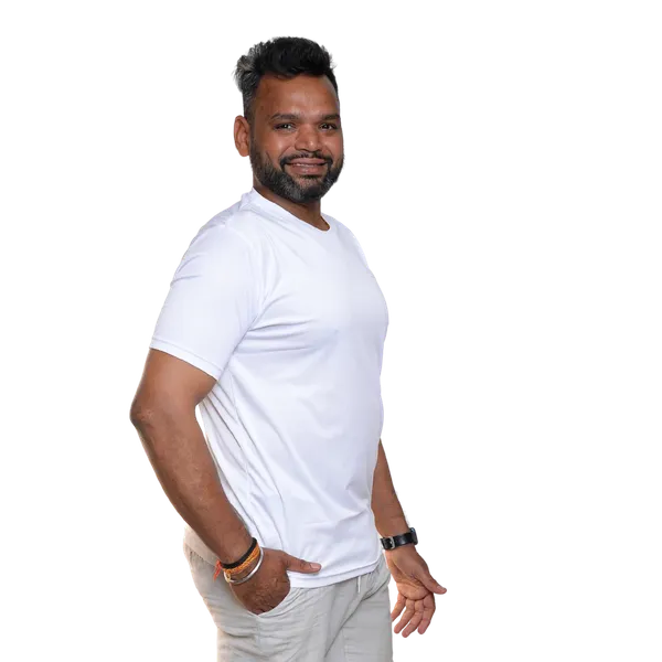 White_Polyester_Regular_Fit_T-Shirt_For_Men_-_Pack_of_2