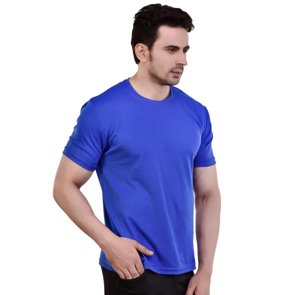 Blue_Dryfit_Regular_Fit_T-Shirt_For_Men