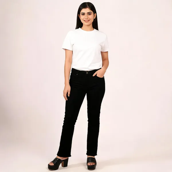 Black_Cotton_Lycra_Straight_Fit_Trousers_For_Women