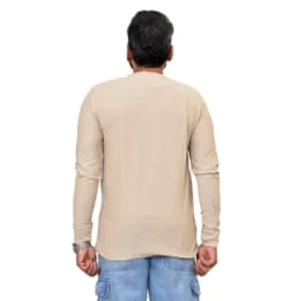 Beige_Full_Sleeve_T-Shirt_for_Men
