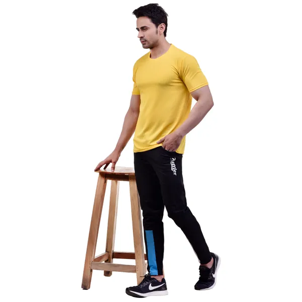 Yellow_Dryfit_Regular_Fit_T-Shirt_For_Men