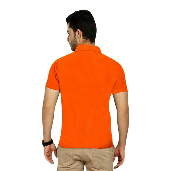 Orange_Cotton_Polyester_Regular_Fit_Polo_T-Shirt_For_Men
