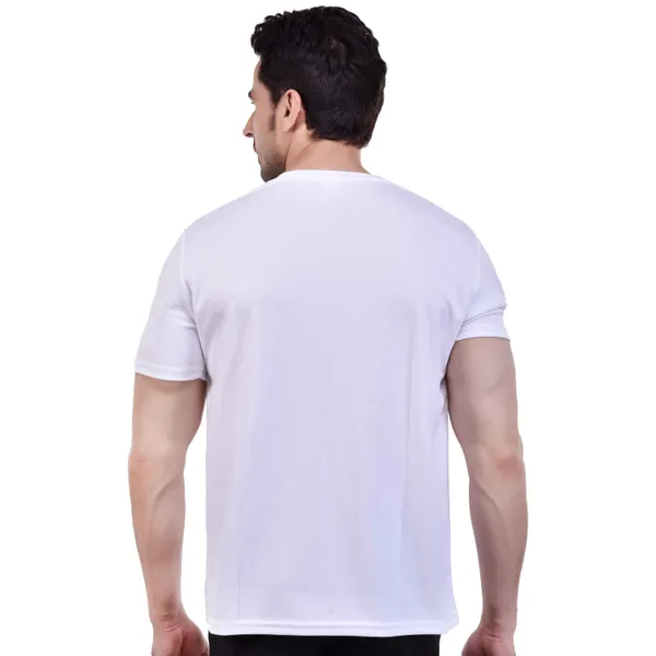 White_Dryfit_Regular_Fit_T-Shirt_For_Men
