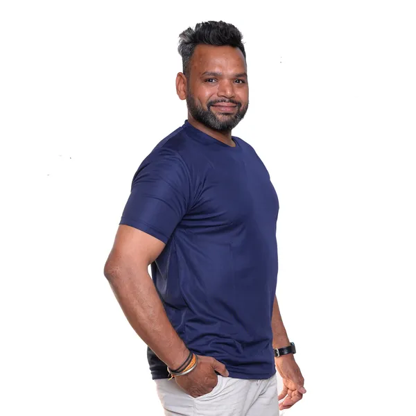 Navy_Polyester_Regular_Fit_T-Shirt_For_Men_-_Pack_of_2