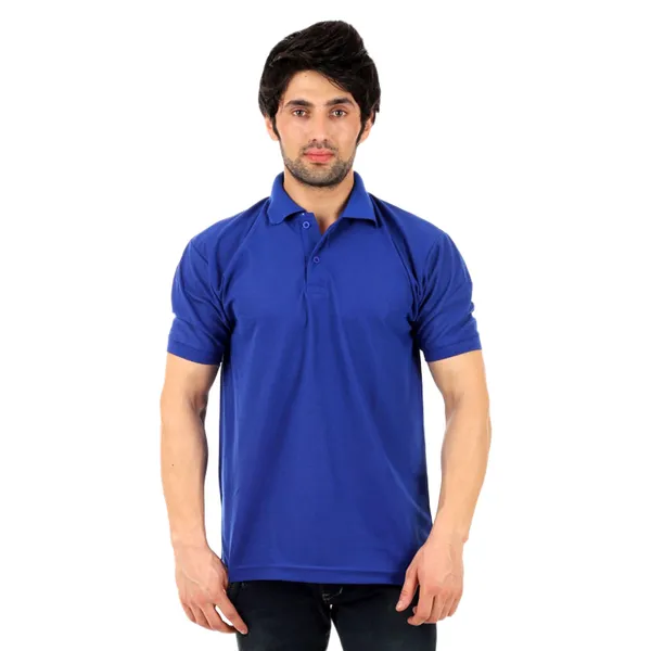 Blue_Cotton_Blend_Regular_Fit_Polo_T-Shirt_For_Men