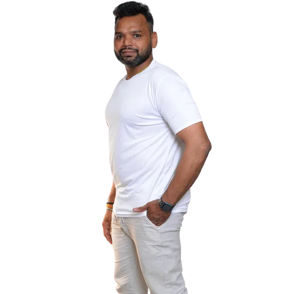 White_Polyester_Regular_Fit_T-Shirt_For_Men_-_Pack_of_2