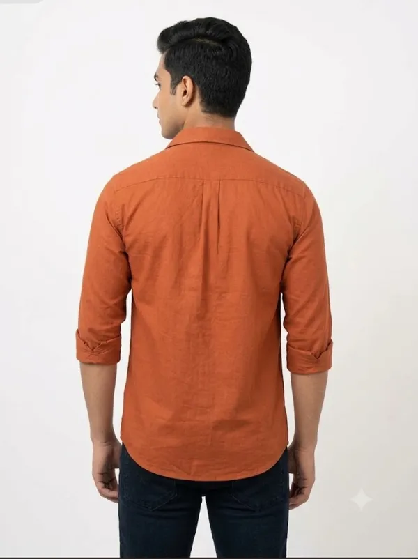 Orange_Regular_Fit_Casual_Shirt_for_Men