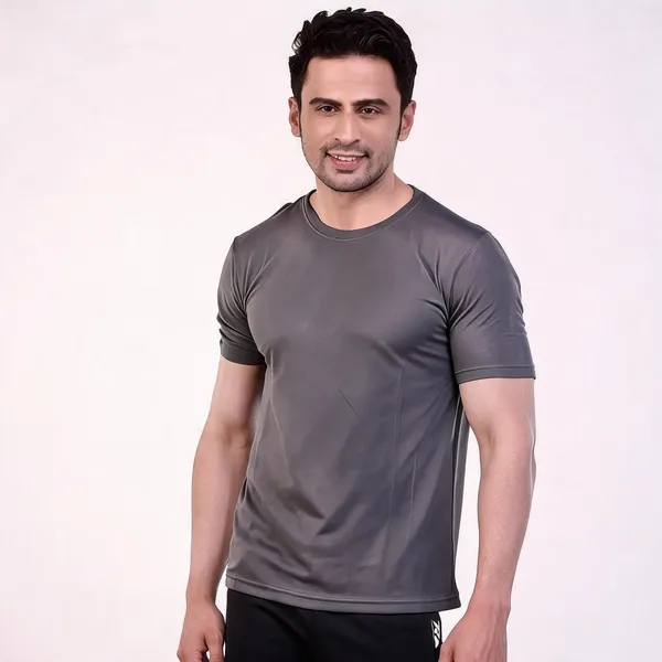 Grey_Dryfit_Regular_Fit_T-Shirt_For_Men