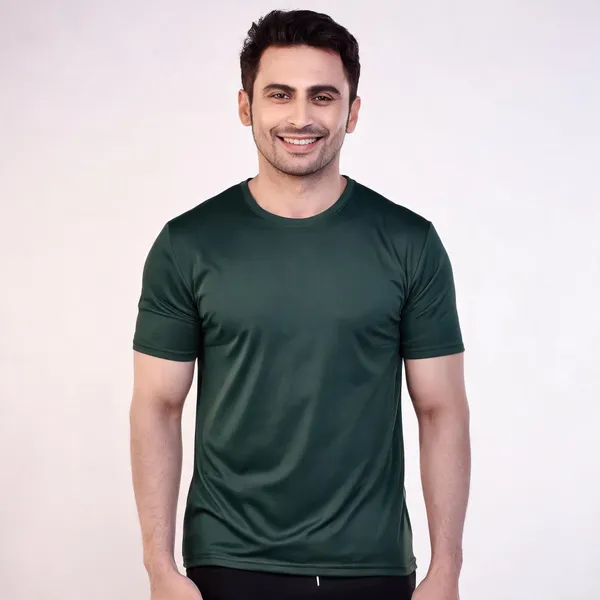 Dark_Green_Dryfit_Regular_Fit_T-Shirt_For_Men
