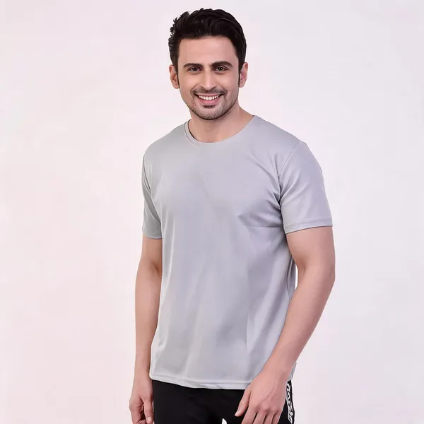 Grey_Dryfit_Regular_Fit_T-Shirt_For_Men