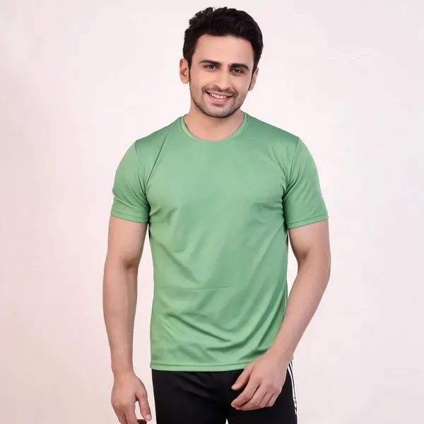 Green_Dryfit_Regular_Fit_T-Shirt_For_Men