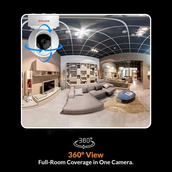 Cp_Plus_3mp_Resolution_Smart_Wi_Fi_Cctv_Home_Security_Camera_360_View_Motion_Tracking_2_Way_Talk_Cloud_Sd_Card_Support_Ctc_Cyber_Secure_Tech_15m_Night_Vision_Cp_E31q