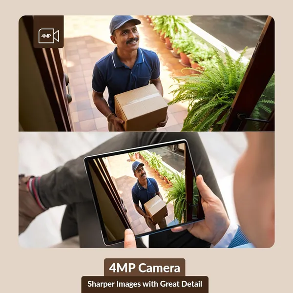 Cp_Plus_4mp_Quad_Hd_Outdoor_Wi_Fi_Cctv_Camera_360_Pan_Tilt_Full_Color_Night_Vision_Ctc_Cyber_Secure_Tech_Smart_Detection_Suite_View_Talk_Ok_Google_Cloud_Recording_Cp_Z43q