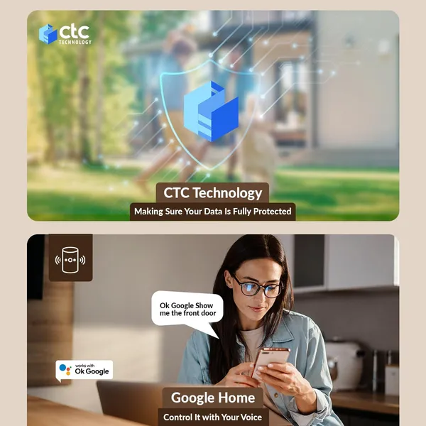 Cp_Plus_4mp_Quad_Hd_Outdoor_Wi_Fi_Cctv_Camera_360_Pan_Tilt_Full_Color_Night_Vision_Ctc_Cyber_Secure_Tech_Smart_Detection_Suite_View_Talk_Ok_Google_Cloud_Recording_Cp_Z43q