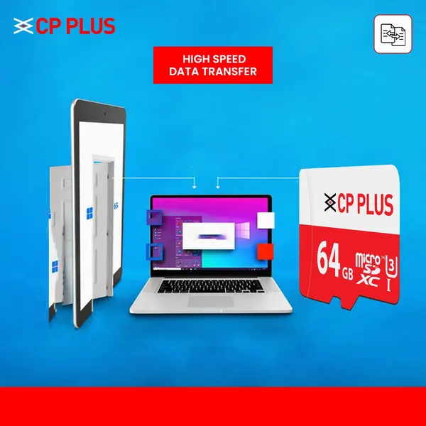 Cp_Plus_64gb_Microsdxc_Memory_Card_Grade_Uhs_3_Class_10_Up_To_70_Mbps_Reading_30_Mbps_Writing_Speed_With_High_Performance_Of_Data_Transfer_Lower_Power_Consumption_For_Portable_Devices
