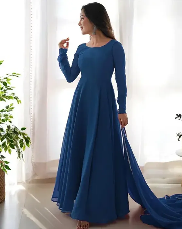 Blue_Georgette_Full_Sleeve_Flared_Maxi_Dress_For_Women