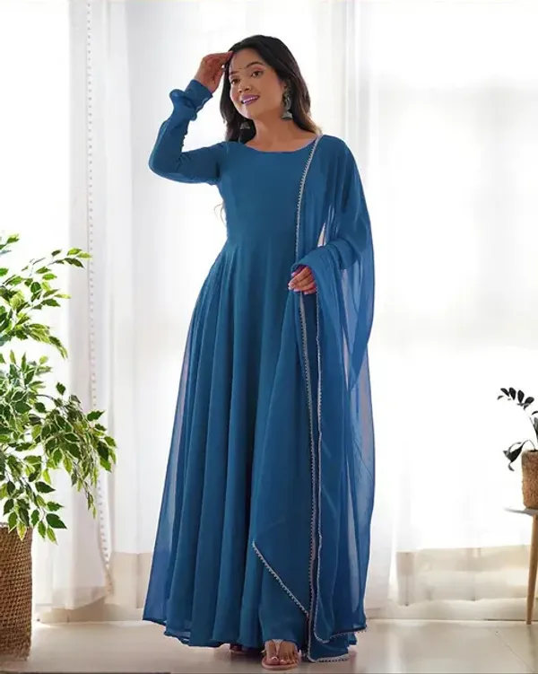 Blue_Georgette_Full_Sleeve_Flared_Maxi_Dress_For_Women