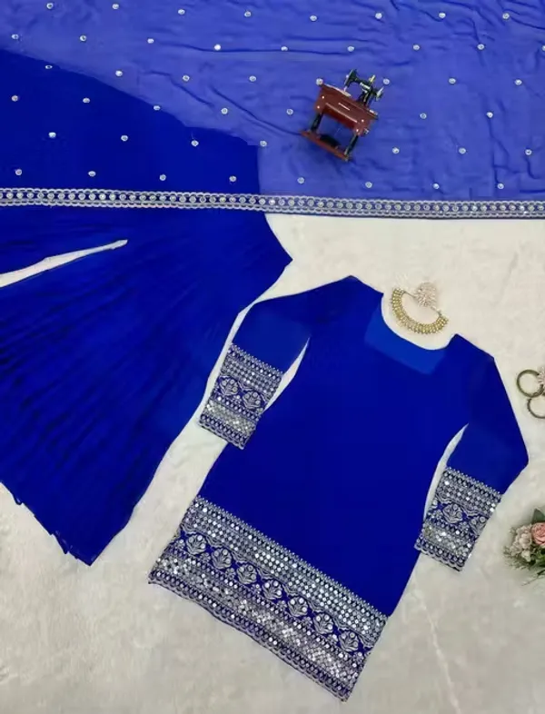 Blue_Georgette_Embroidered_Anarkali_Suit_Set_For_Women